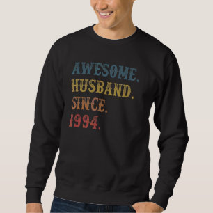 Moletom Marido Impressionante Retro Desde 1994 28 Anive Ca