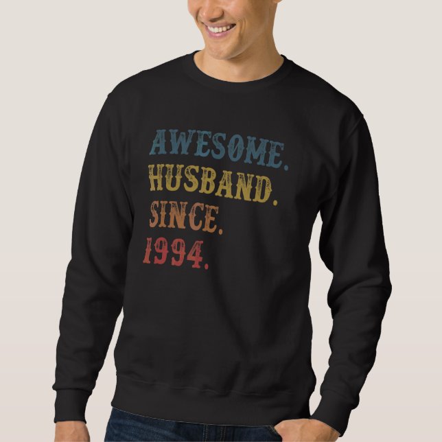 Moletom Marido Impressionante Retro Desde 1994 28 Anive Ca (Frente)