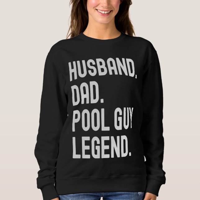 Moletom Marido Pai Cara de Piscina Lenda (Frente)