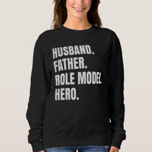 Moletom Marido Pai Modelo Herói Do Pai Pais D