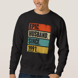 Moletom Marido Retro Epic Desde 1991 31º Anivers De Casame