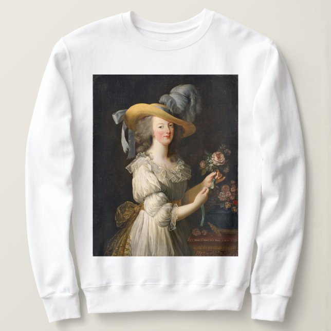 Moletom Marie Antoinette com Sweatshirt Rosa (Frente do Design)