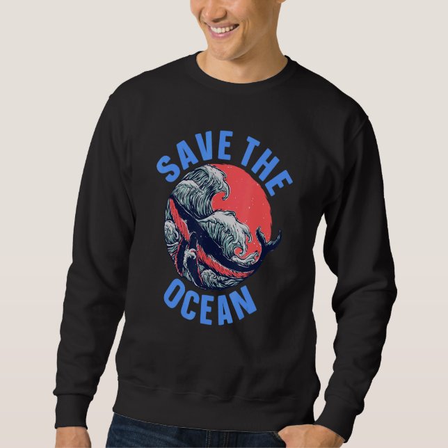 Moletom Marine Biology Ocean Life Marine Biologist Save (Frente)