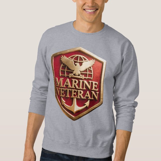 Moletom Marine Corps Veteran (Frente)