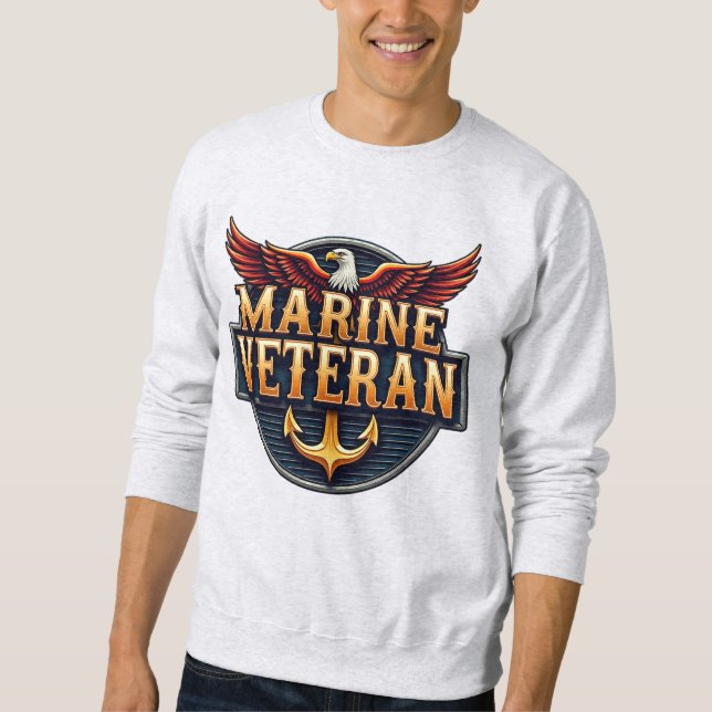 Moletom Marine Corps Veteran (Frente)