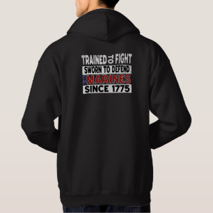 Moletom MARINHAS TREINADAS PARA COMBATER O Hoodie