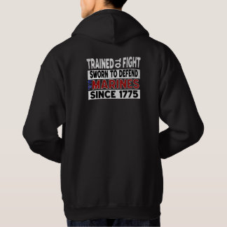 Moletom MARINHAS TREINADAS PARA COMBATER O Hoodie