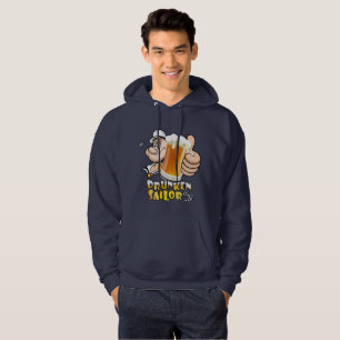 Moletom Marinheiro Bêbado   Homens Hoodie