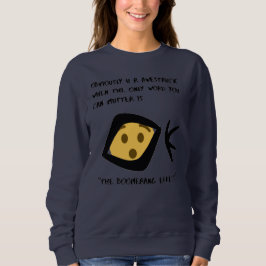 Moletom Marinho "Awestrck" Bóomerangado Básico