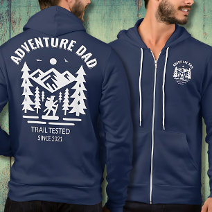 Moletom Marinho Personalizado Adventure Pai Triail Edition