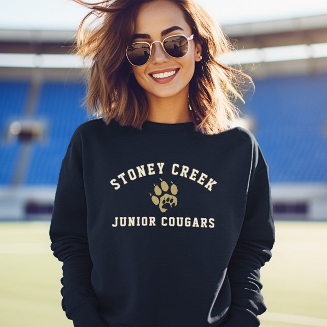 Moletom Marinho Stoney Creek Junior Cougars (Criador carregado)