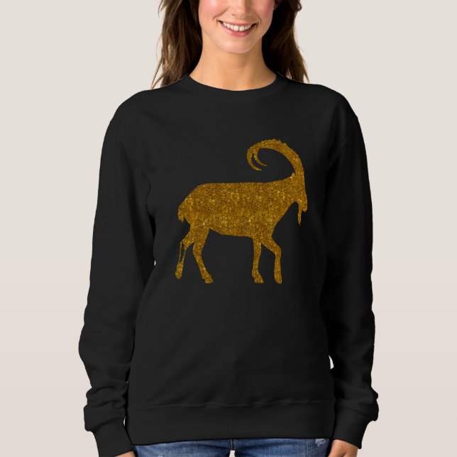 Moletom Markhor Para Meninas De Cabra Ibex (Frente)