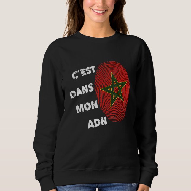 Moletom Maroc C est Dans Mon e Marrocos Fier Marrocos em M (Frente)