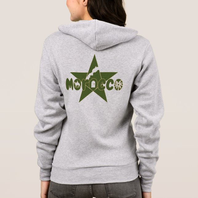 Moletom Marrocos é mais do que um país; é o nosso orgulho (Verso)