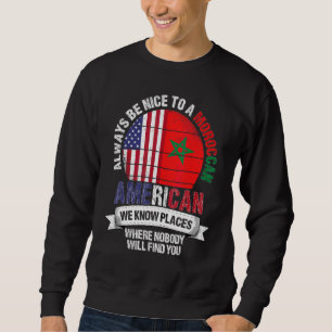 Moletom Marroquino Americano Nós Conhecemos Lugares Onde P