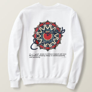 Moletom Marroquino Mandala Art Mug com Caligrafia Árabe