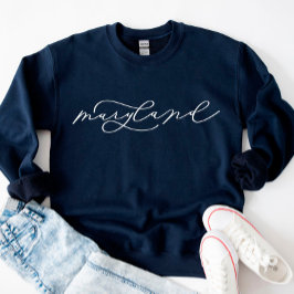 Moletom Maryland Script State Women's Sweatshirt