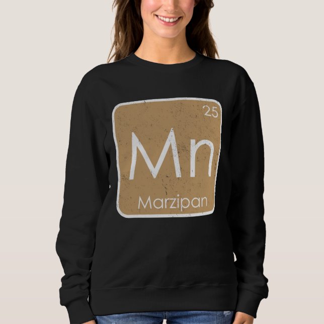 Moletom Marzipan Mn Periodic Table Element Honey Sugar Con (Frente)