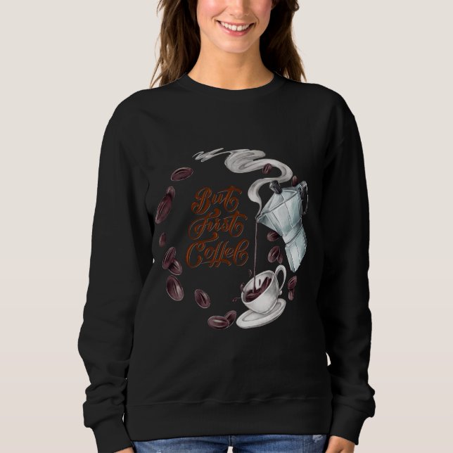 Moletom Mas Primeiro Café Fun Hoodie (Frente)