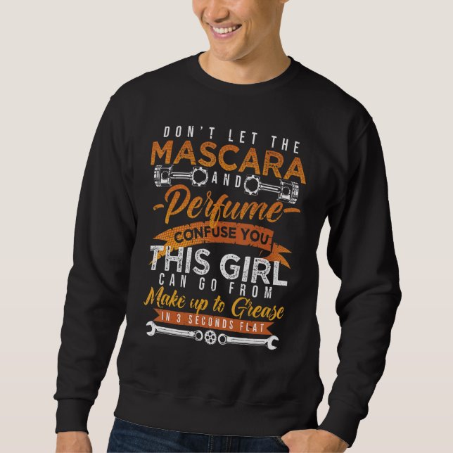Moletom Mascara And Perfume I'm A Female Mechanic Sarcasm (Frente)