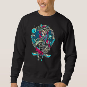 Moletom Máscara de Demônio Caveira Geisha Horror Design Ja