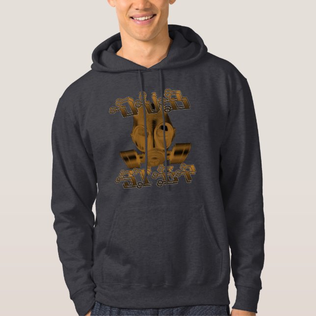 MOLETOM MÁSCARA DE GÁS DE DUBSTEP (Frente)
