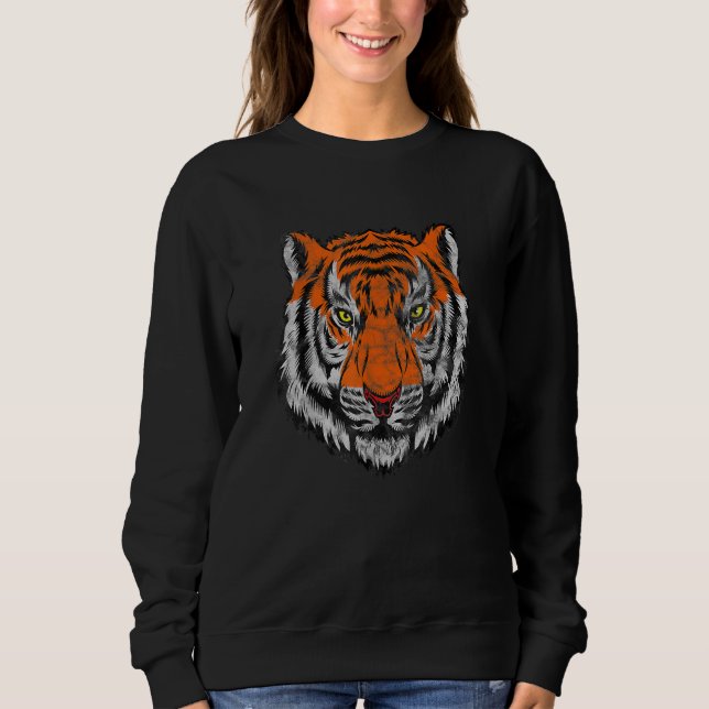 Moletom Máscara de Tigre de Bengala (Frente)