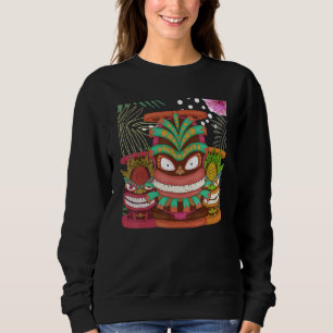 Moletom Máscara Tiki Polinésia Totem Havaiano Estátua Luau