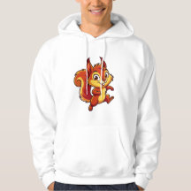Mascote Esquilo Vibrante Cartoon