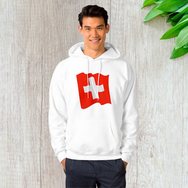 Moletom Masculino Bandeira Suíça (Criador carregado)