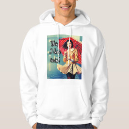 Moletom Masculino com Capuz "Yes, i love rain!"