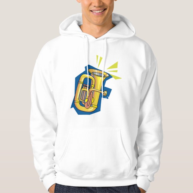 Moletom Masculino Instrumento Tuba (Frente)