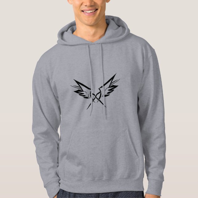 Moletom Masculino Minimal Tribal Wings (Frente)