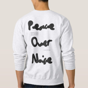 Moletom Masculino Peace of Noise Camiseta Gráfica
