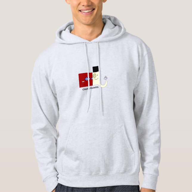 Moletom Massachusetts Classets Men's Hoodie (Frente)