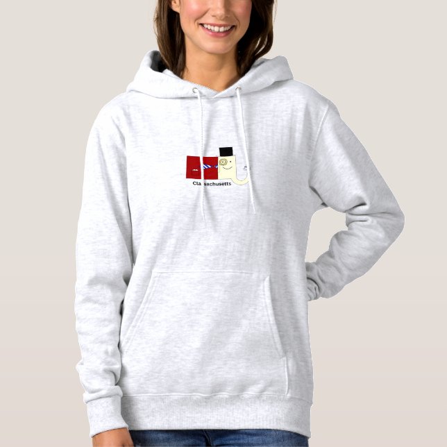 Moletom Massachusetts Classets Women's Hoodie (Frente)