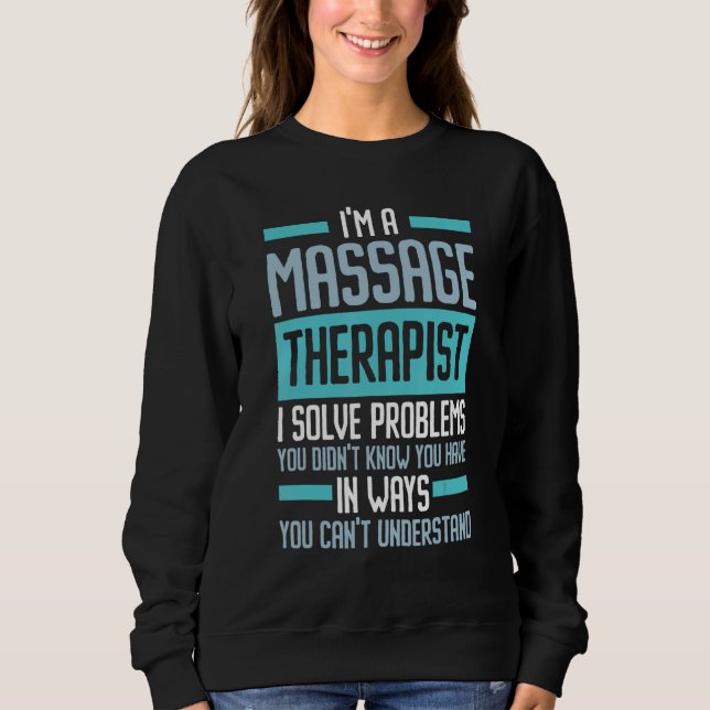 Moletom Massage Therapist Muscle Therapy Relaxation Spa_2 (Frente)