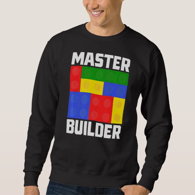 Moletom Master Builder Building Blocks Brick Builder Maste (Frente)