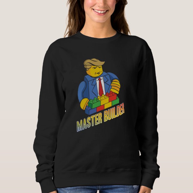 Moletom Master Builder Building Blocks Homens Mulheres Juv (Frente)