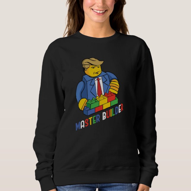 Moletom Master Builder Building Blocks Homens Mulheres Juv (Frente)