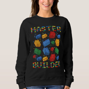 Moletom Master Builder Building Blocks Para Rapazes Homens