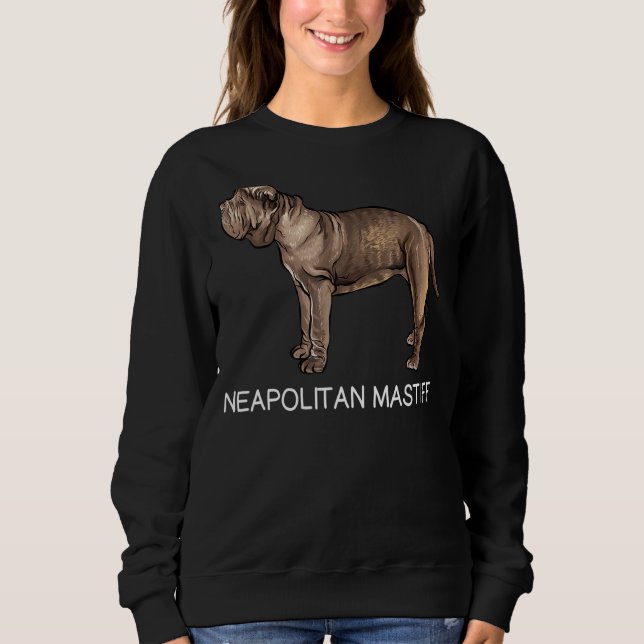 Moletom Mastim Napolitano Cachorro Louco (Frente)