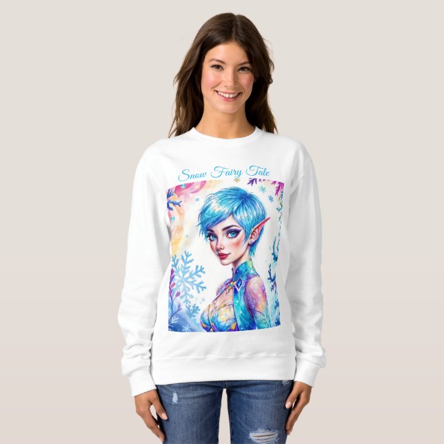 Moletom Mata de gelo mágico e gelo da neve, conto de fadas (Frente Completa)