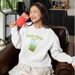 Moletom Matcha Bubble Tea