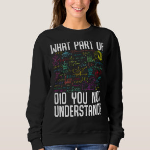 Moletom Matemática De Que Parte Você Não Submeteu