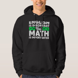 Moletom Matemática é importante para o estudante Pun Matem