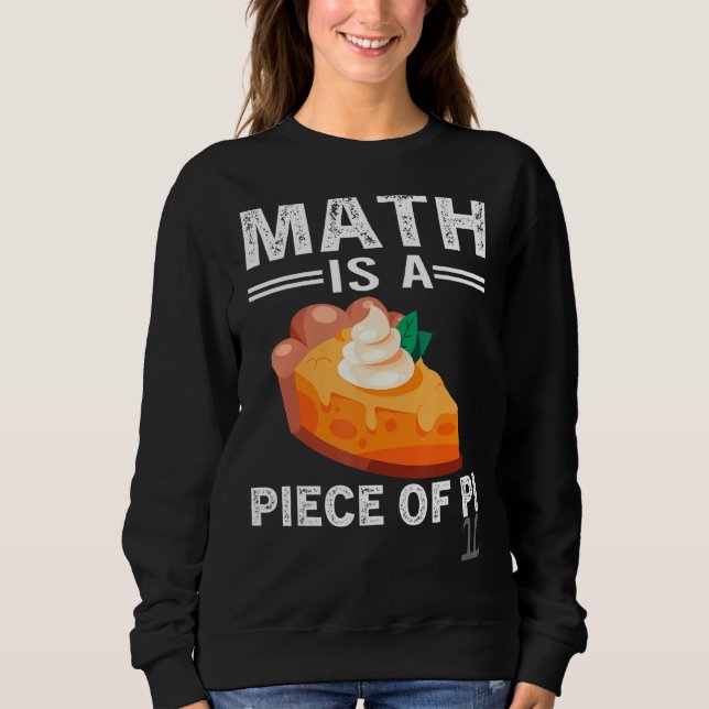 Moletom Matemática É Um Pedaço De Professor De Matemática  (Frente)