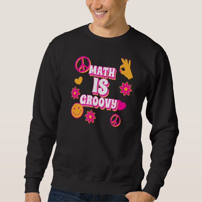 Moletom Matemática é um professor de matemática gentil e g (Frente)