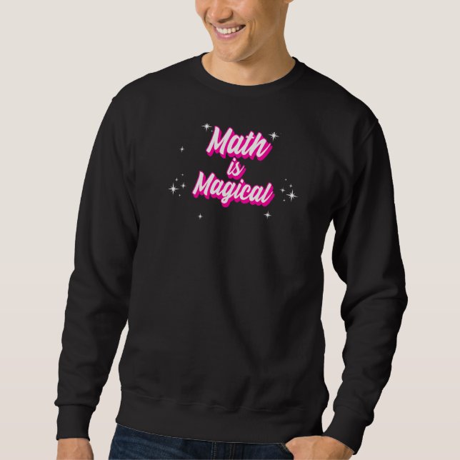 Moletom Matemática é um professor de matemática magnético (Frente)