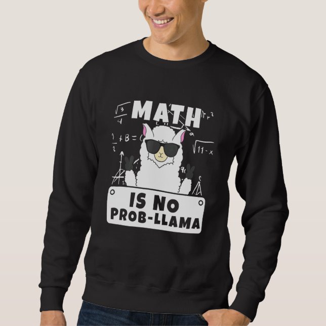 Moletom Matemática Não É Matemática Prob Llama (Frente)
